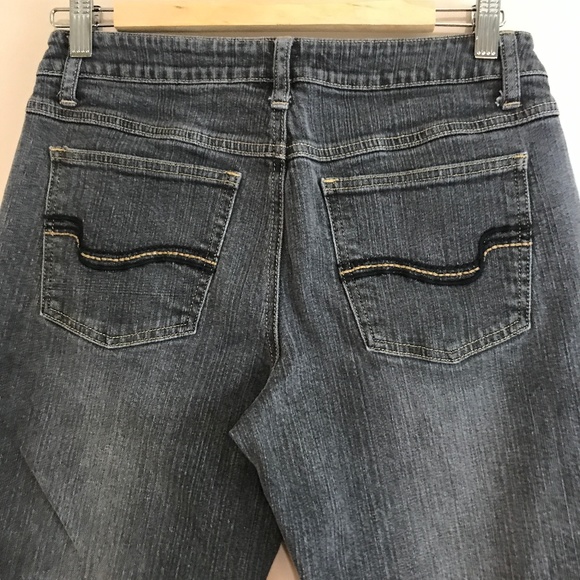 LA Blues Gray Blue Stretch Boot Cut Jeans 8 - Picture 4 of 6